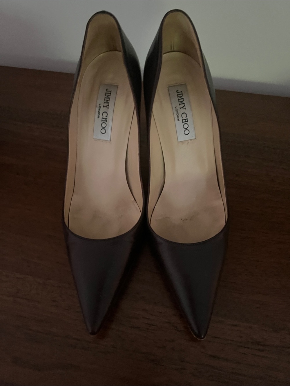 Classic Chocolate Brown Jimmy Choo Pump LOVE 85